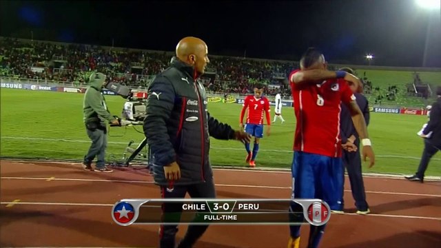Amistoso: Chile 3-0 Perú