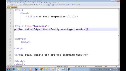 zain studio 3CSS3 New Tutorials in Urdu Hindi part 8 font properties