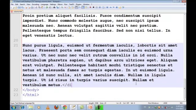 zain studio 4CSS3 New Tutorials in Urdu Hindi part 27 columns