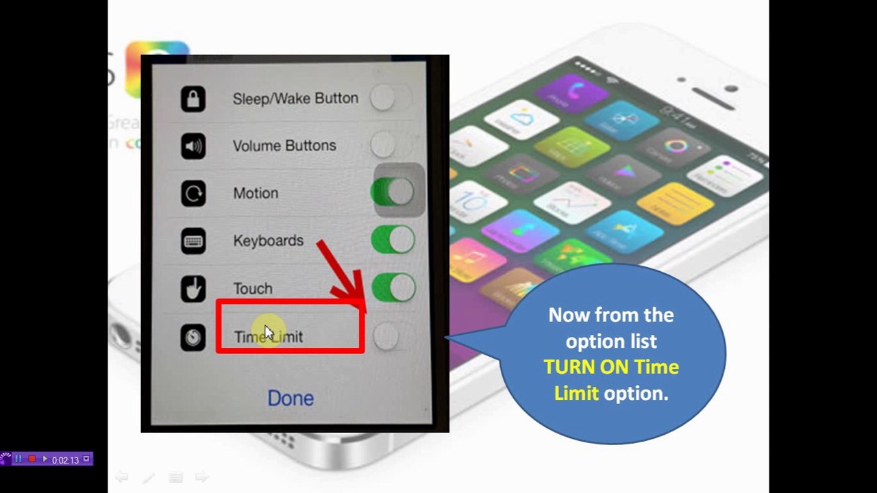 How to save your iphone or ipad from children by limiting play time