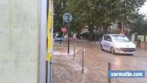 Intempéries: un rail se détache et  bloque la circulation à la gare de Hyères