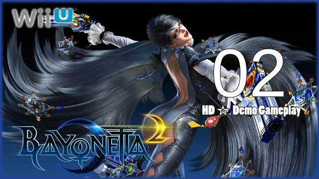 Bayonetta 2 (WiiU) - DEMO Pt.2 【English VA - Touch Controls】