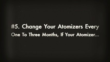 Top 5 Steps To Save Your Atomizer E-cigarette From Getting Hot