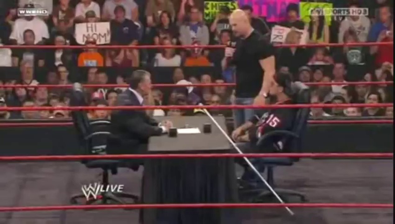 Bret Hart Vs Mr Mcmahon Wrestlemania 26 Contract Signing Pt 1 (3-15-2010)