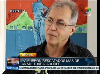 Brasil: Neves rehúsa firmar carta compromiso contra trabajo esclavo