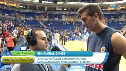 Kenan Sipahi Röportajı - Fenerbahçe Ülker - San Antonio