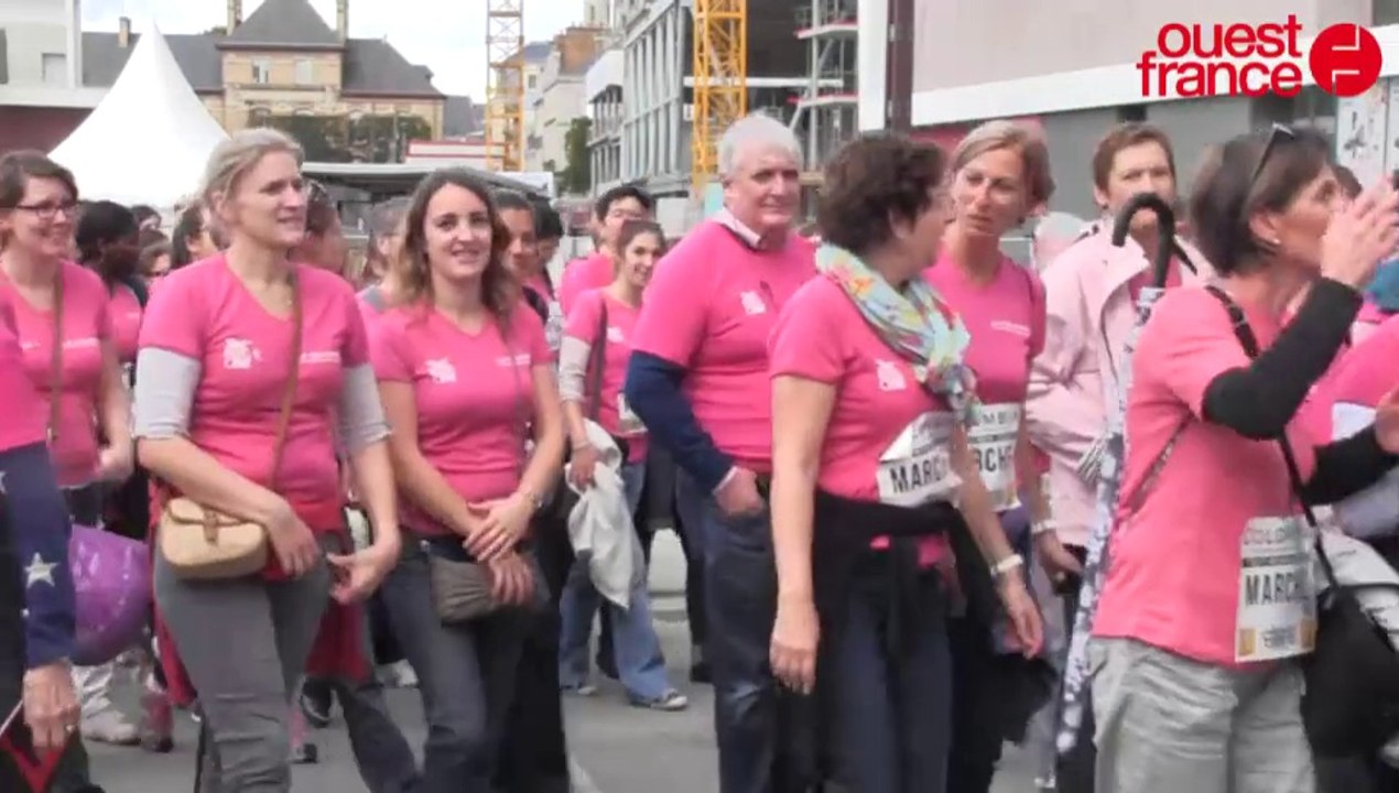 Tout Rennes court 2014 : la marche des femmes contre le cancer du sein