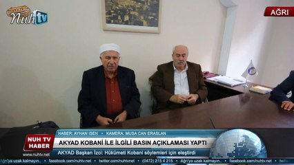 AKYAD Kobani için basın açıklaması yaptı