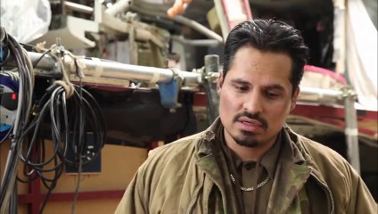 Fury Interview - Michael Peña (2014) - Shia LaBeouf, Brad Pitt War Drama HD