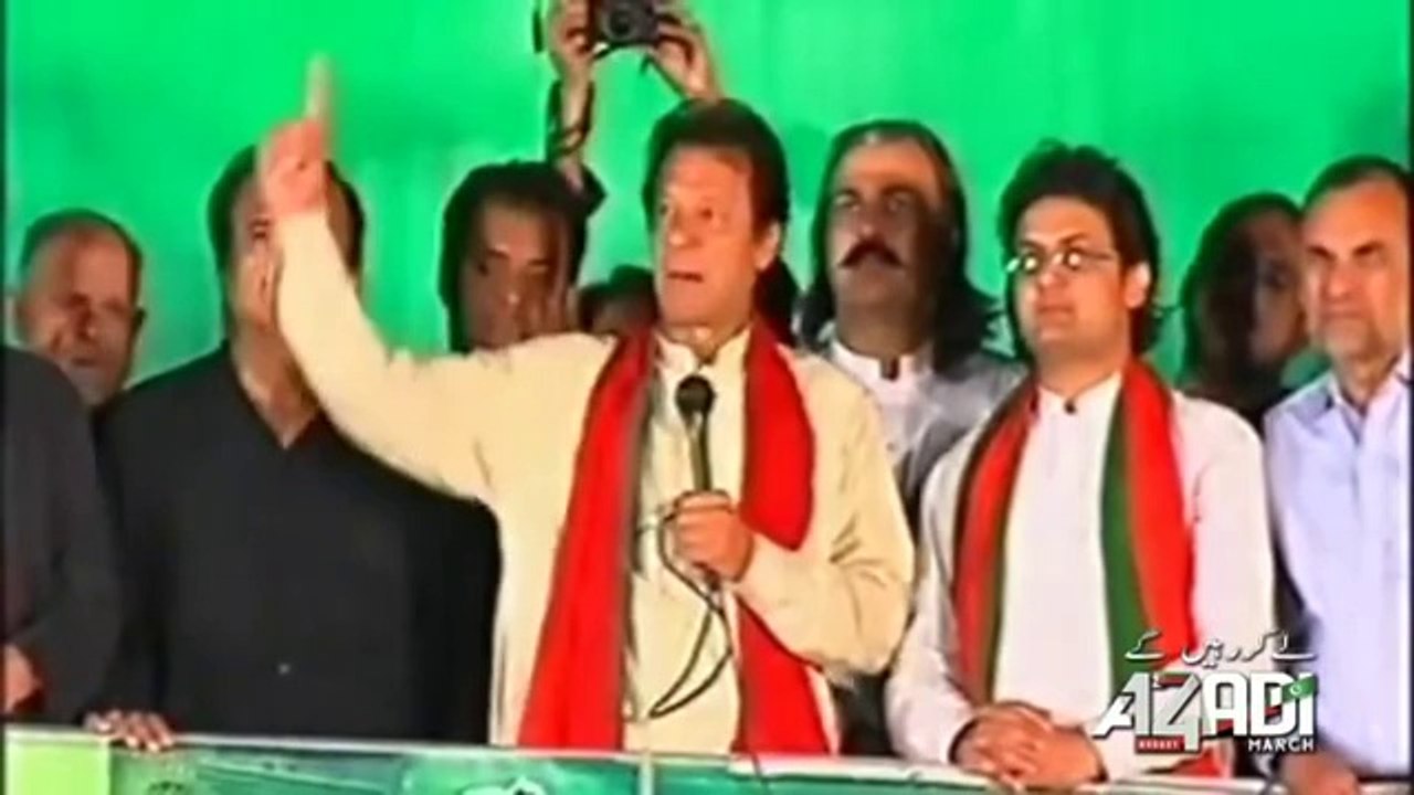 Imran Khan on Multan Incident in Azadi Square (10th October 2014) - Multan Jalsa Incident