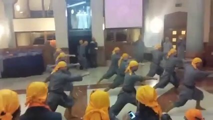 Shaolin Monks visit Sikh Gurdwara in UK