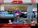 PIA Passengers chanting _GO NAWAZ GO_ at Lahore Airport