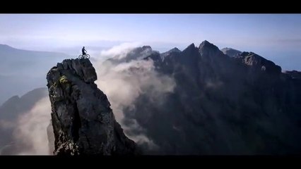 Un biker complètement fou!
