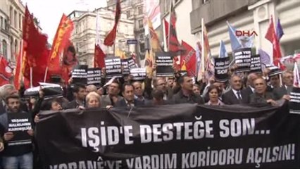 Beyoğlu'nda Işid Protestosu