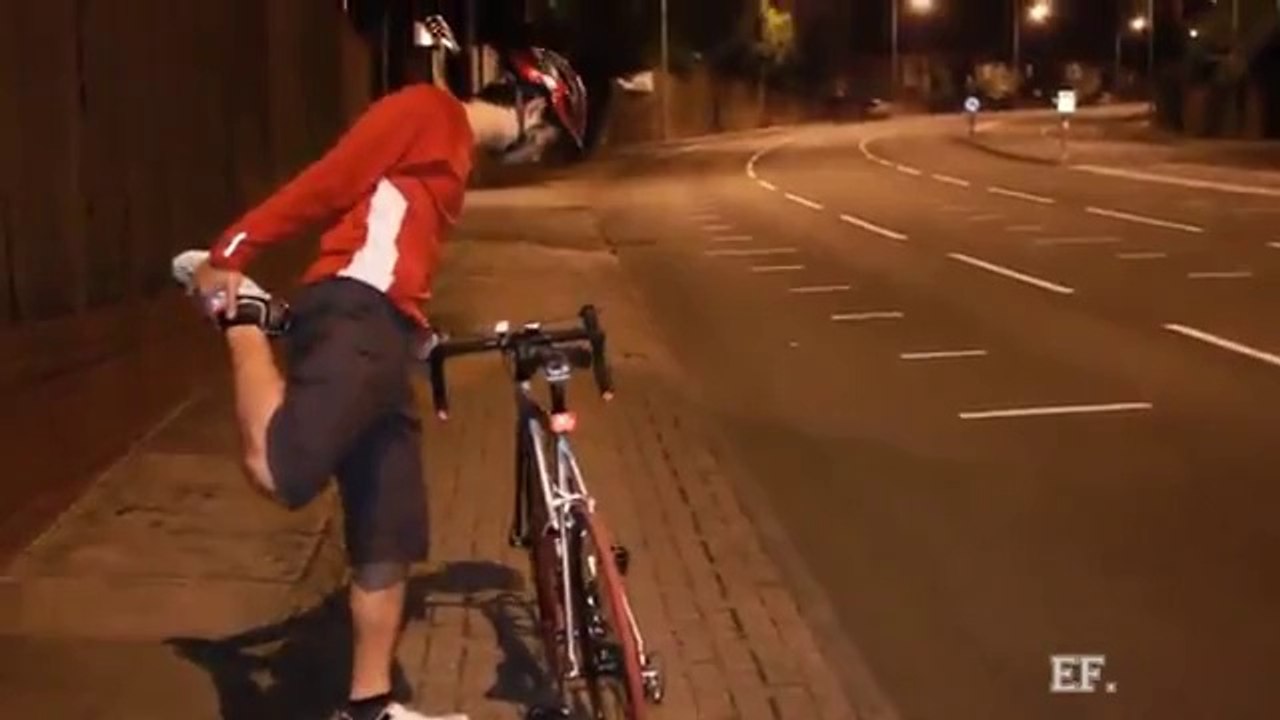 Breaking speed limit on cycle