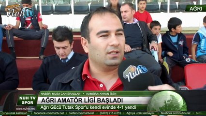 Ağrı Amatör Ligi Başladı