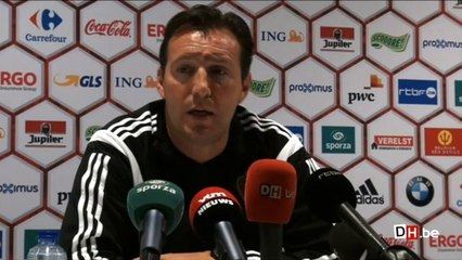Wilmots: "J'ai un souci, c'est la taille"