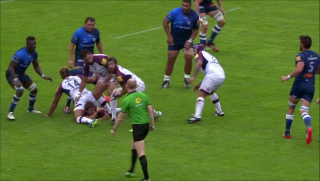 TOP14 - Bordeaux-Castres: Essai 2 Metuisela Talebula (BOR) - J9 - Saison 2014/2015
