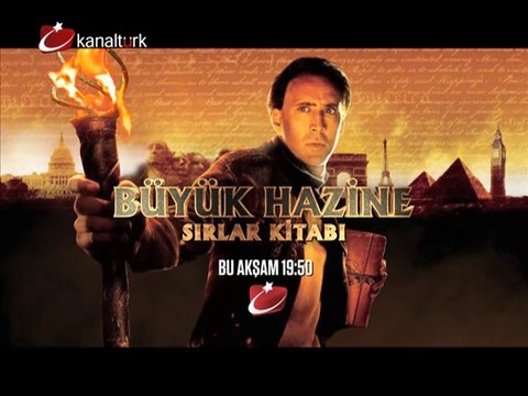 BÜYÜK HAZİNE 2:SIRLAR KİTABI 2 Haziran Pazartesi akşamı saat 19.50'de Kanaltürk Sinema Kuşağında!