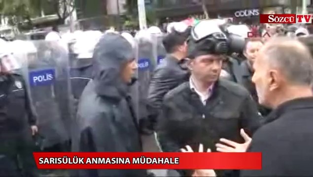 Ankara'da Sarısülük anmasına müdahale