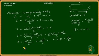 PHY09 KINEMATICS Part 4  Equations of Motion