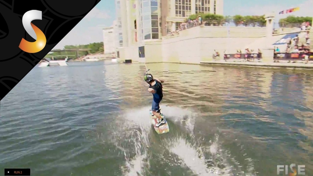 Nico Von Lerchenfeld - 2nd Final Wakeboard - FISE World Montpellier 2014