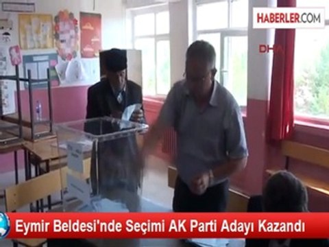 Eymir Beldesi'nde Seçimi AK Parti Adayı Kazandı