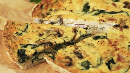 Spinach And Ham Quiche Recipe