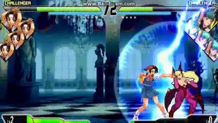 Mugen CvS 3 Hinata (AI) vs Morrigan (AI)