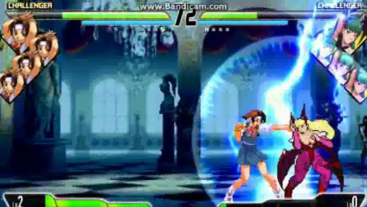 Mugen CvS 3 Hinata (AI) vs Morrigan (AI)