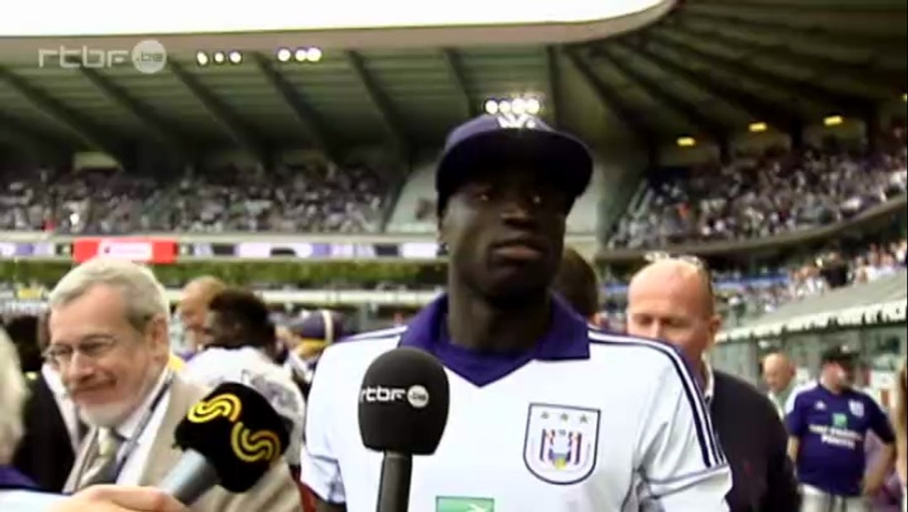 Cheikhou Kouyaté après Anderlecht-Lokeren (Partie 1)