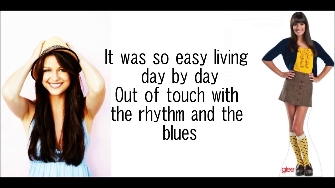 GLEE New York state of mind with lyrics