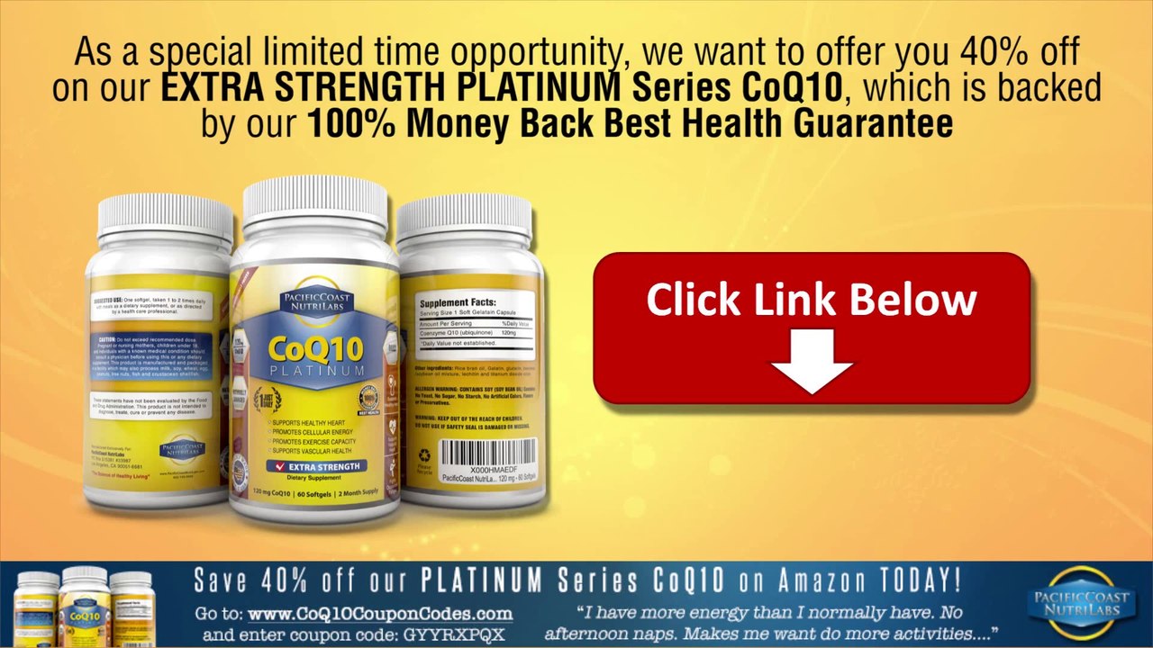 The Best Coq10 For Healthy Blood Vessels & Improved Exercise Capacity