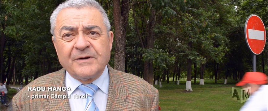 Pista de biciclete şi amenajările din parcul din Câmpia Turzii