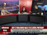 Halk TV'de canlı yayında alkol qeyfi!