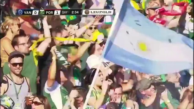 GOAL Maximiliano Urruti rifles home an early goal Portland Timbers vs Vancouver Whitecaps