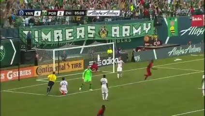 GOAL  Will Johnson volleys home an Adi layoff   Portland Timbers vs Vancouver Whitecaps