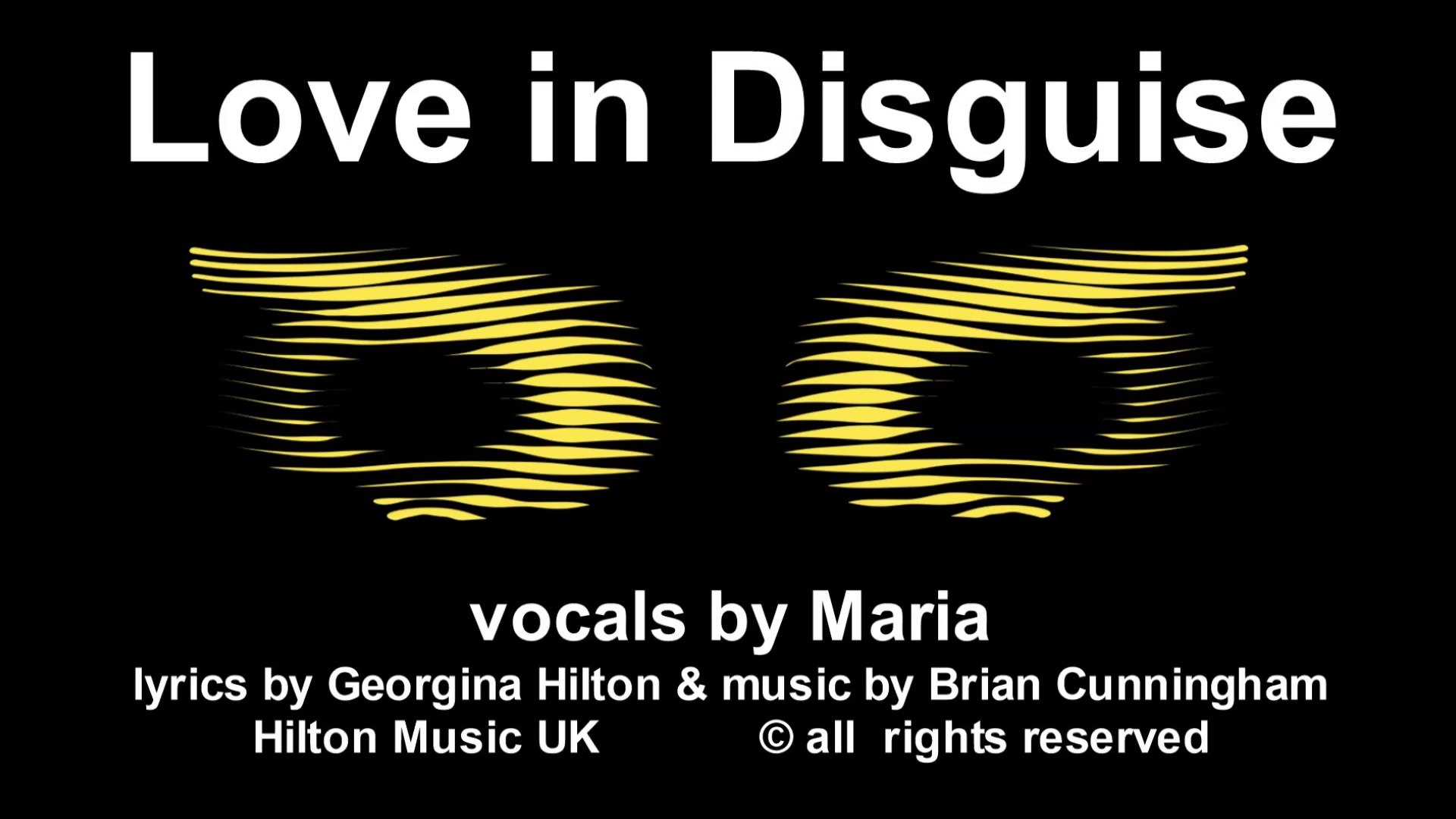 ⁣'LOVE IN DISGUISE' vocals by Maria for Hilton Music UK