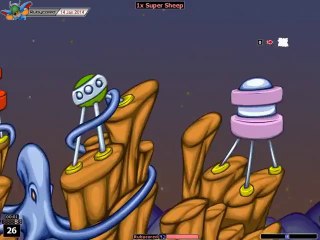 Worms Armageddon v3.7 - Training_ Super sheep Racing [720p]