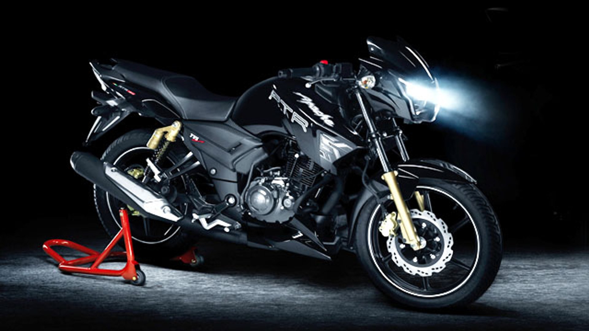 Tvs Apache Rtr 180 Matte Black Edition Launched Video Dailymotion