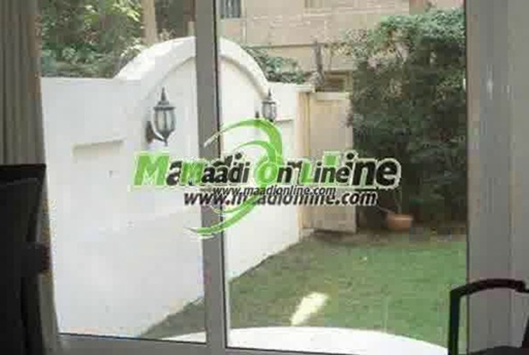 Ground floor apartment swimming pool special rent in Sariaat Maadi  attractive price