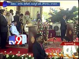 KCR takes oath as first CM of Telangana