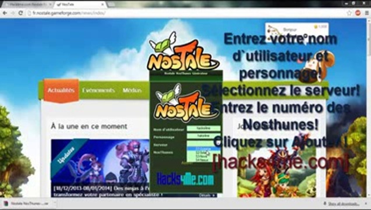 Obtenez Nosthunes gratuit Nostale avec Nosthunes Générateur[June-July 2014]