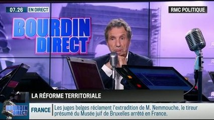 RMC Politique :  Réforme territoriale : François Hollande ne parlera plus de la suppression des conseils généraux – 02/06