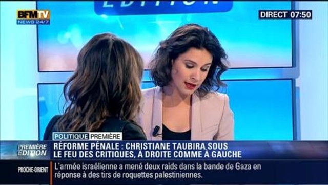 Politique Première: Le projet de réforme pénale de Christiane Taubira se fait critiqué par la droite – 02/06