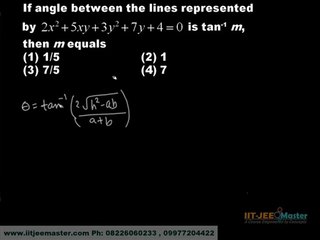 AIEEE Maths Solutions AIEEE Tutorial on Lines1