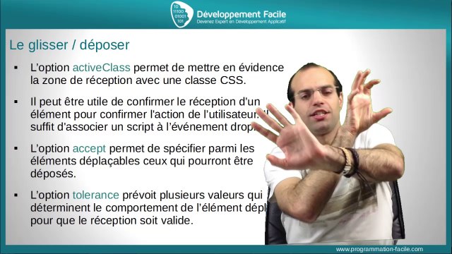 Profitez facilement du glisser deposer sur vos elements avec le Framework JavaScript jQuery UI