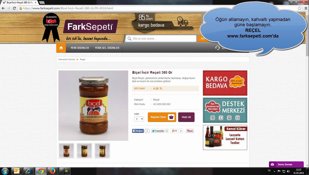 Biçel İncir Reçeli