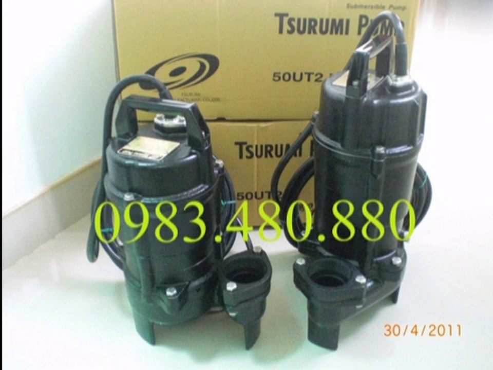 Tel /0983480880/ Máy bơm hút bùn đặc Tsurumi KRS2-80, bơm chìm Tsurumi
