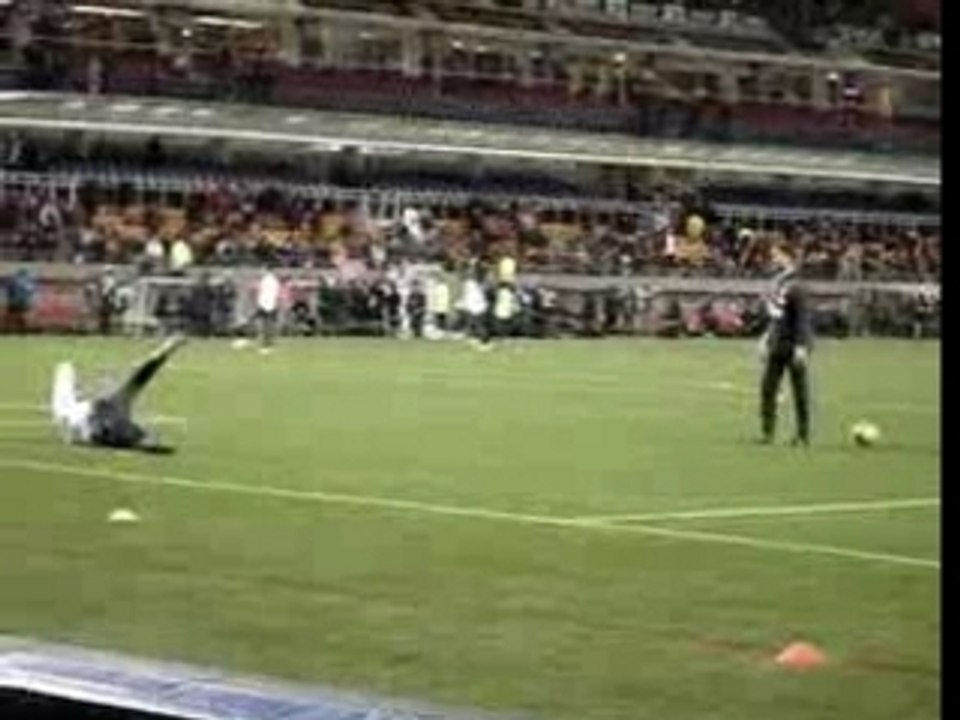 Echauffement lens asse